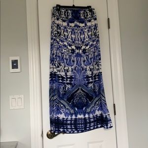 Express Long Sheer Skirt with Slits Sz S/P